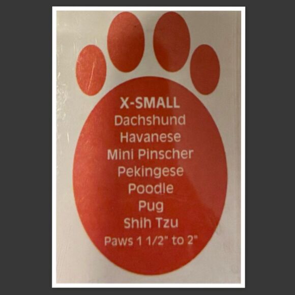 PAWZ Rubber Dog Boots - Package of 12 - Size X-Small - Picture 6 of 6